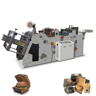 Chips Fried Chicken Take Away Food Box Making Machine 60-160 Pcs/Min