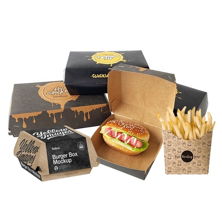 Chips Fried Chicken Take Away Food Box Making Machine 60-160 Pcs/Min